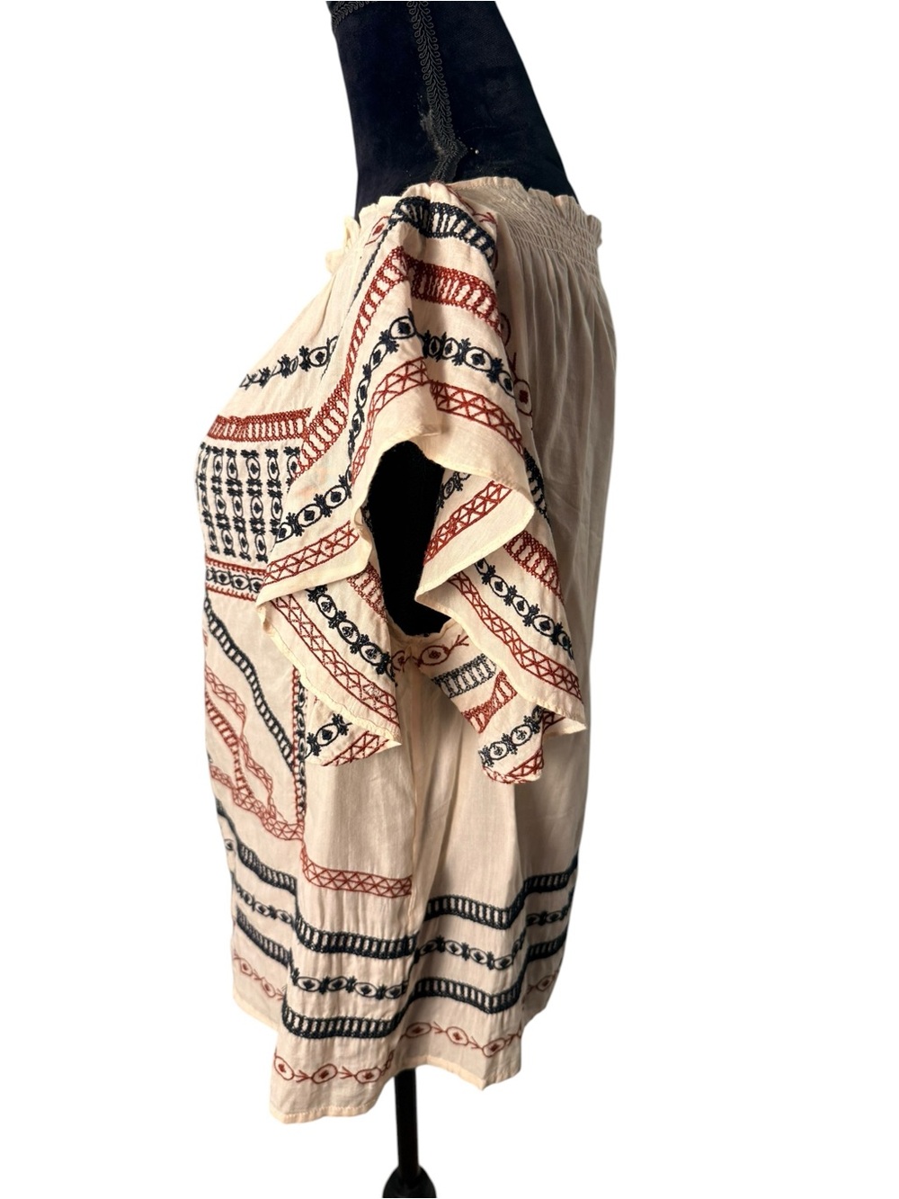 Love Sam | Anthropologie | Gretel Embroidered Top | Sz M - Picture 6 of 10